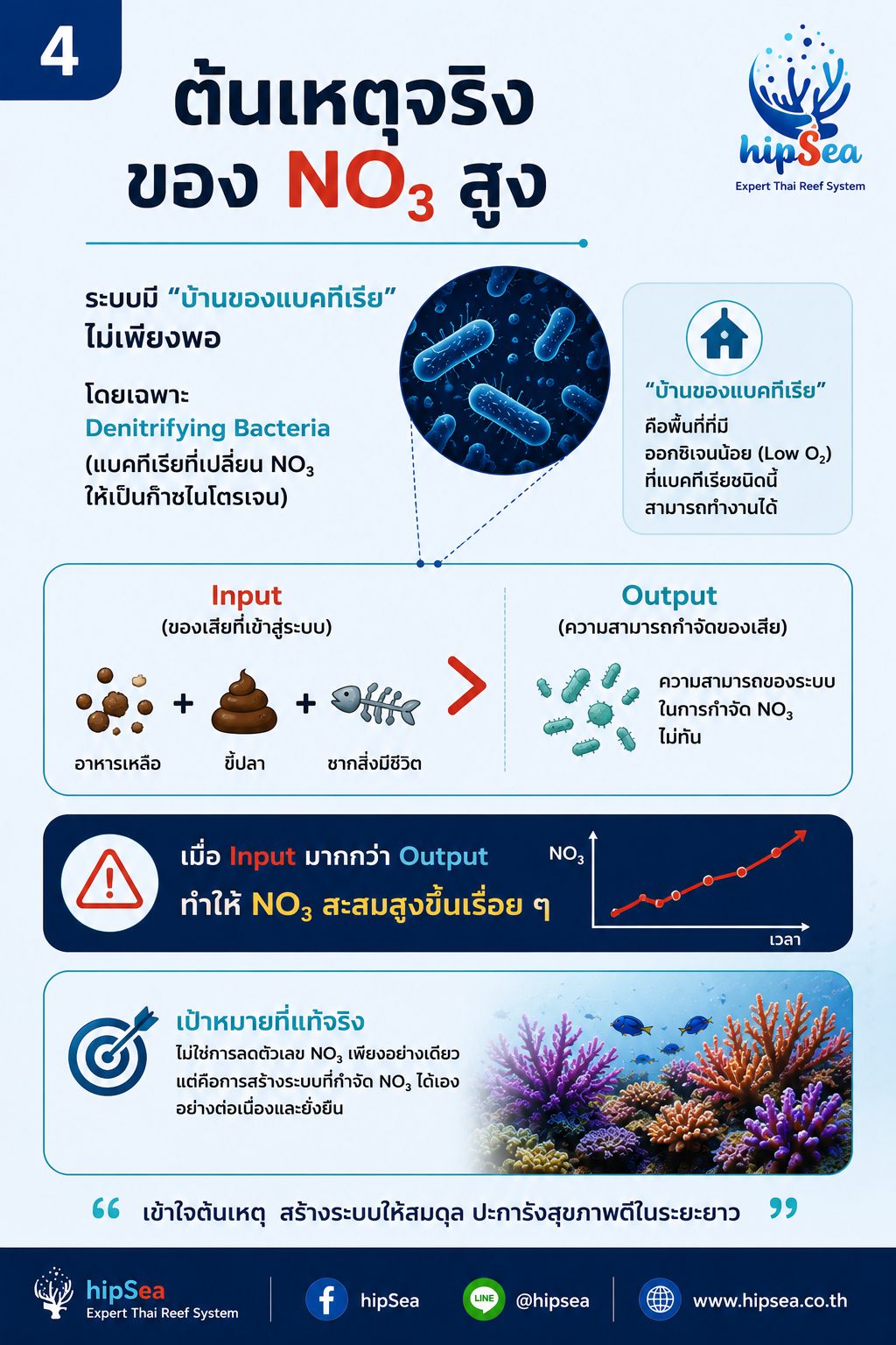 NO3 สูงแก้ที่ต้นเหตุ - ไนเตรท