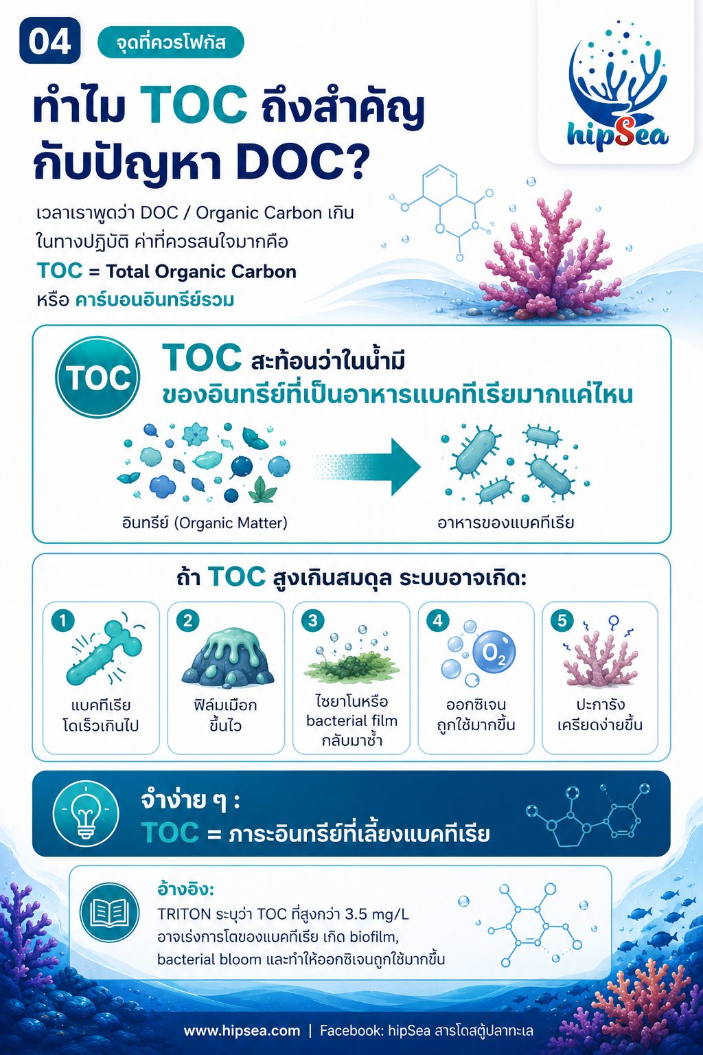 DOC เกินคืออะไร - อินทรีย์, คาร์บอน